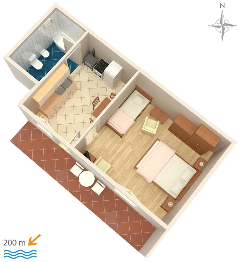 Apartments With A Parking Space Novi Vinodolski - 2423 Dış mekan fotoğraf